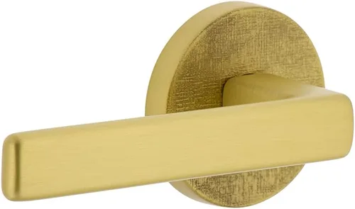 Vista 5 de Viaggio Circolo Roseta de lino con palanca Lusso en cromo brillante - Apertura a la derecha