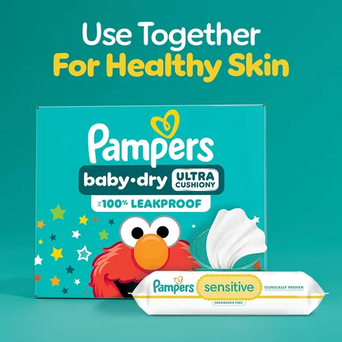 Vista 10 de Pampers Pañales - Baby Dry - Tamaño 4, 92 unidades, pañal desechable absorbente para bebés (el embalaje puede variar)