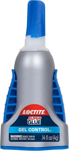 Vista 3 de Loctite Super Glue Gel Control, transparente, botella de 0.14 onzas líquidas, paquete de 3