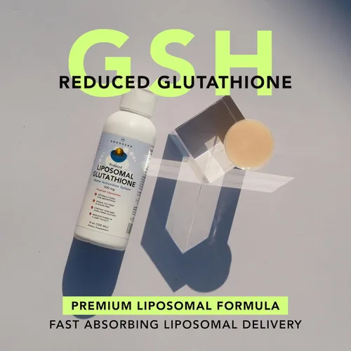 Vista 2 de Suplemento Liposomal Glutatión Líquido Reducido Setria® L Glutatión 500mg Apoyo inmunológico, Función cerebral, Anti-Envejecimiento