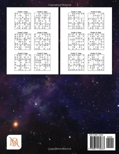 Vista 2 de Sudoku for Adults Over 1000 Easy to Medium Puzzles for Mindful Solving - Unleash Your Inner Sudoku Genius with a Wealth of Engaging Challenges