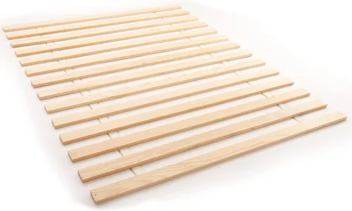 Vista 4 de Hercules Listones de Soporte para Cama, Tablero Bunkie de Madera de Pino Maciza de Alta Resistencia, Xtreme, Tamaño Queen - Marco y Plataforma