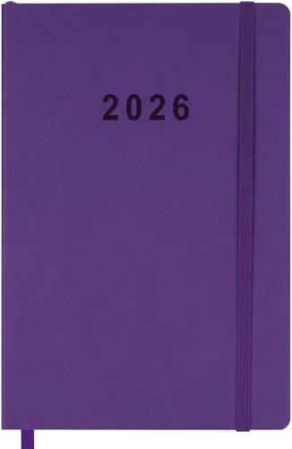 Vista 55 de 26-27 Academic Planner - Weekly and Monthly Planner, Jul 2026 - Jun 2027, Holidays, Contacts and Notes Pages, Vegan Leather Cover, Elastic Closure