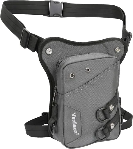 Vista 8 de Impermeable Airsoft táctico gota pierna bolsa bolsa panel motocicleta bolsa