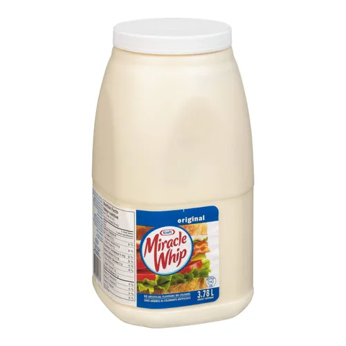 Jarras Kraft Miracle Whip, 3.78L/1 galón por jarra (2 unidades), {Importado de Canadá}