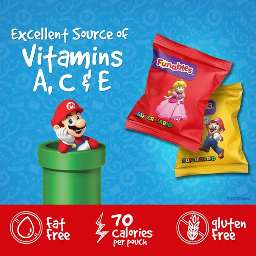 Vista 3 de Funables Snacks de frutas, Super Mario, 10