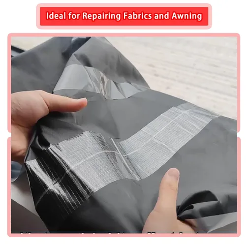 Vista 7 de Birllaid Cinta de reparación de toldo RV de 39 pies para carpa, cubiertas de barcos, cinta de reparación de vela, impermeable, resistente