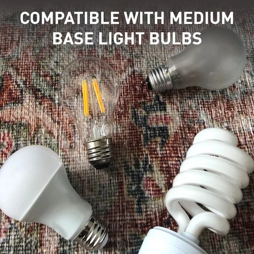 Vista 4 de Legrand Pass & Seymour 272CC18 - Soporte de lámpara de porcelana sin llave, soporte para lámpara de techo para luces de interior, enchufe de luz