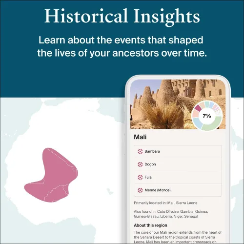 Vista 6 de Kit de prueba genética AncestryDNA