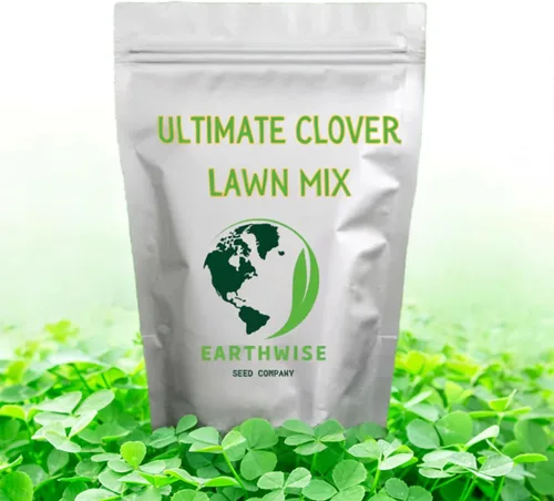 Vista 2 de Earthwise Ultimate Clover - Mezcla de césped de bajo mantenimiento, ecológico, 1 libra, cubre 500 pies cuadrados
