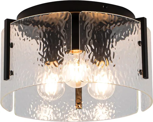 Vista 10 de MAYNA Moderna lámpara de techo dorada, luminarias de pasillo de 1 luz para montaje en techo, regulable, accesorios de iluminación para vestíbulo