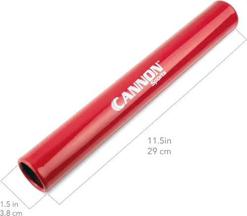 Vista 3 de Cannon Sports Bastón de relé de pista de aluminio Negro