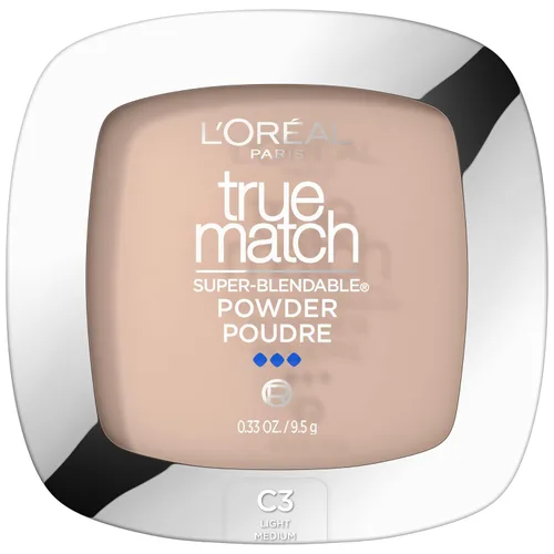 Vista 57 de L 'Oreal Paris, True Match, Polvo, 0.33 onzas, Alabaster