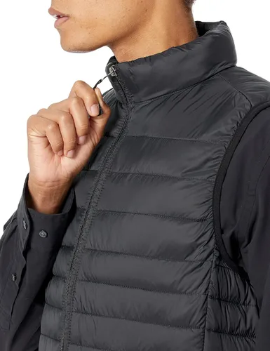 Vista 3 de Tienda Essentials - Chaleco para hombre acolchado ligero y resistente al agua incluye bolsa para empacarlo