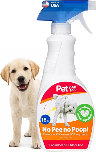 Spray de entrenamiento para orinal para perros, sin orina ni caca, 16 onzas líquidas