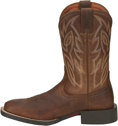 Vista 3 de Justin Men's Dusky Canter Cowhide Leather Western Boot Broad Square Toe - Se7510