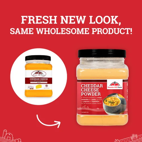 Vista 4 de Hoosier Hill Farm Gourmet - Queso cheddar en polvo
