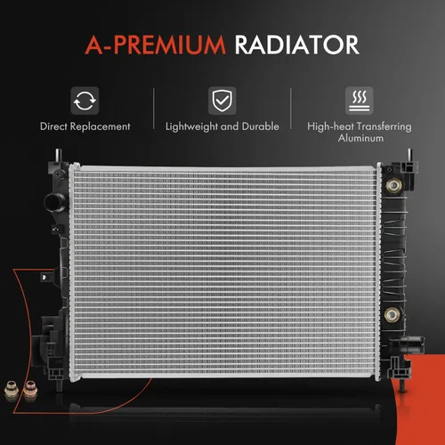 Vista 7 de A-Premium Conjunto de radiador de refrigerante del motor con enfriador de aceite de transmisión compatible con Chevrolet Spark 2016 2017 2018 2019