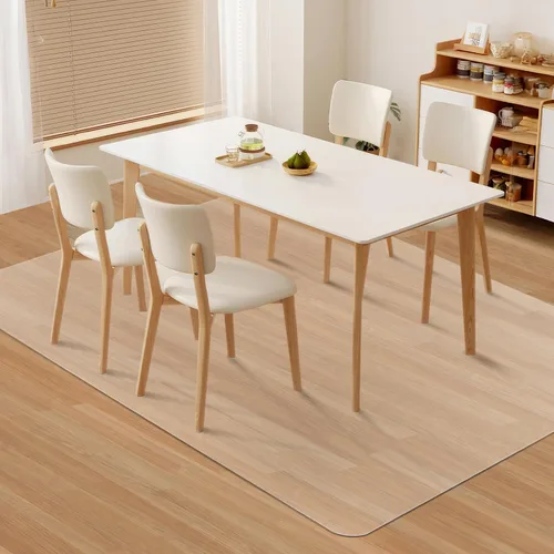 Vista 11 de Kuyal tapete transparente para silla, uso en suelos duros, 48.0 x 36.0 pulgadas, protector de suelo para oficina u hogar