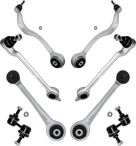 Vista 293 de Detroit Axle - Kit de brazos de control de extremo de 8 piezas para Toyota 2001-2003 Highlander 2002-2003 Camry Lexus ES300, 2 brazos de control