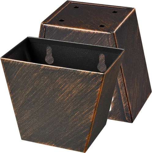 Vista 17 de Colector de tapa de cerveza de bronce antiguo Cubo de tapa de botella montado en la pared Cubo de drenaje al aire libre inoxidable estrecho