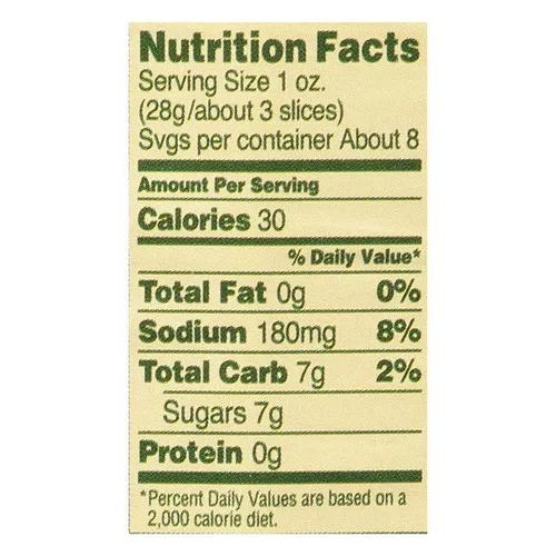Vista 3 de Mrs. Fanning's Encurtidos de pan y mantequilla de 12 onzas (paquete de 4)