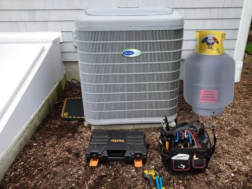 Vista 5 de Flame King YSNR501 tanque cilíndrico para recuperación de refrigerante, 50 libras