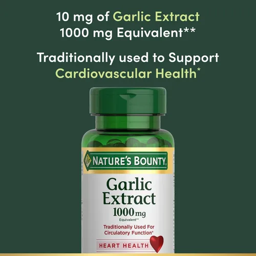 Vista 4 de De la Naturaleza Bounty Ajo 1000 mg softgels 100 EA, 1267, 3 paquete de, 3, 3