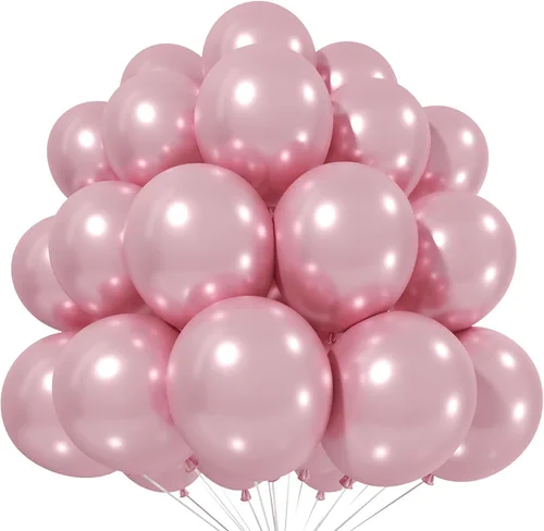 Vista 10 de Globos de fiesta de látex de arena blanca de 12 pulgadas, color beige crema Sand White