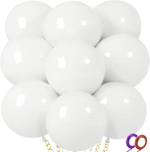 Vista 49 de 120 globos plateados metálicos de 5 pulgadas, globos de látex plateado cromado metálico, mini globos pequeños para decoraciones de cumpleaños, bodas
