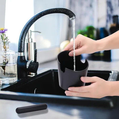 Vista 6 de Caja de café de goma de 4.7 pulgadas, contenedor de caja de café, caja de café Knock Pequeña, caja de café espresso Knock Box