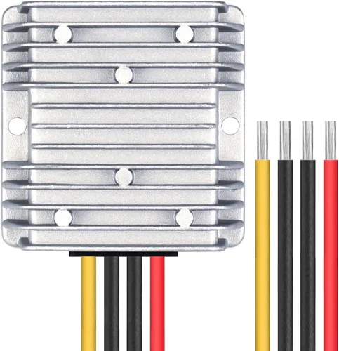 Vista 3 de Cllena - Convertidor regulador reductor de voltaje de 40V-90V a 12V, 48V 60V 72V baja a 12V 10A 120W, convertidor transformador buck a prueba