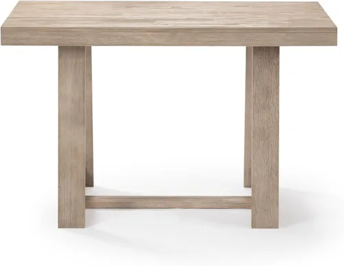 Vista 74 de Plank+Beam Banco de Comedor de Granja de 60 Pulgadas, Banco de Entrada de Madera Maciza, Banco de Madera para Exteriores, Asiento de Comedor