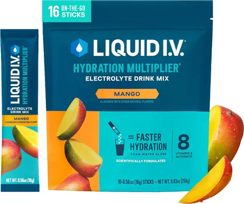 Vista 18 de Liquid I.V. Hydration Electrolytes, Acai Berry, 16 Count