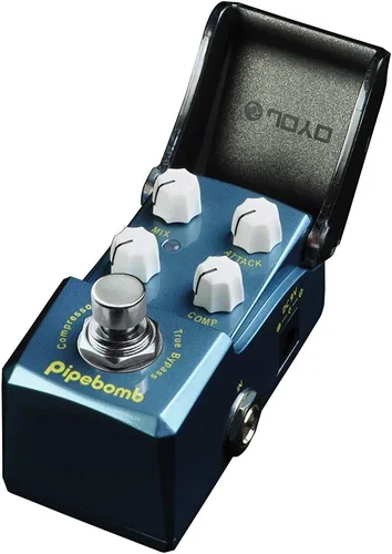 Vista 3 de JOYO Mini pedal de compresor para efecto guitarra eléctrica - True Bypass Ironman Series (PipeBomb JF-312)