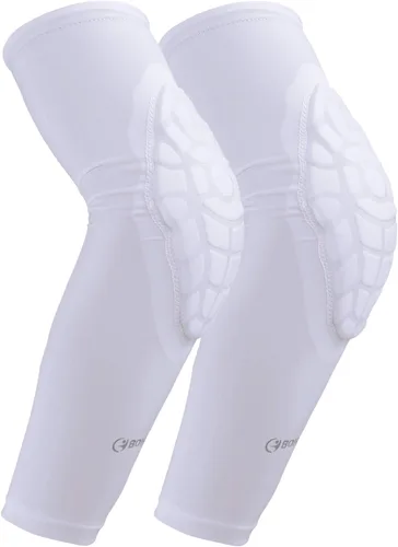 Vista 5 de Niños Juveniles de 5-15 Años Manga de Brazo y Rodilla Acolchada Manga de Pierna de Compresión Protectora