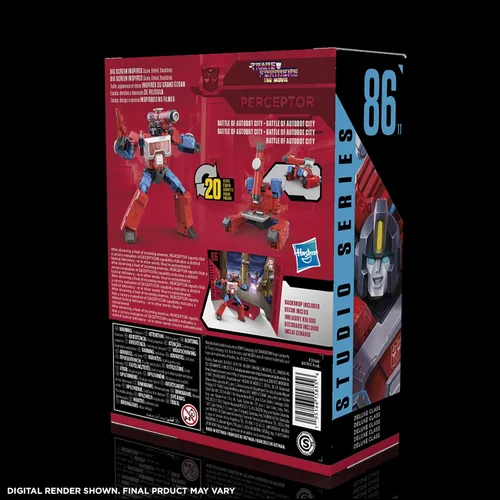 Vista 5 de Transformers Toys Studio Series 86-11 Deluxe Class The The Movie Perceptor Action Figure - Ages 8 and Up, 4.5-inch