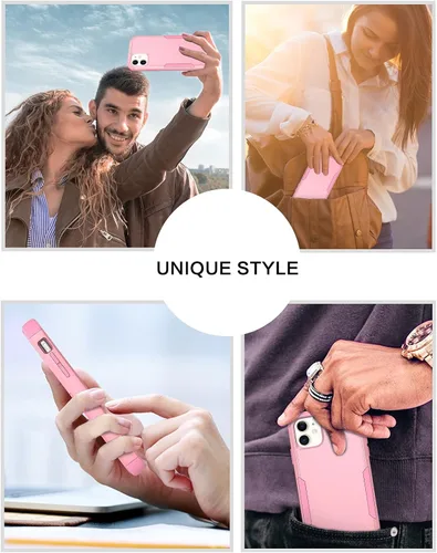 Vista 7 de BENTOBEN Funda para iPhone 11, funda para teléfono iPhone 11, resistente 3 en 1, cuerpo completo, resistente, a prueba de golpes, híbrida