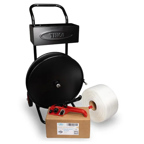 Vista 14 de IDL Packaging PRO - Kit de flejado de cable compuesto de 1 1/4 pulgadas x 820 pies, resistencia a la rotura de 3300 libras, el mejor tensor de su