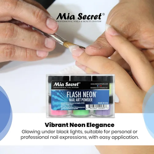 Vista 7 de Mia Secret - Colección de polvo acrílico para uñas, polímero Marry ME, 6 piezas