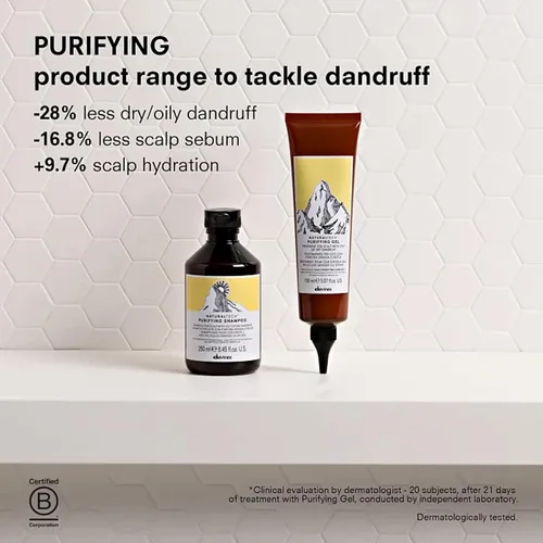 Vista 6 de Davines Naturaltech Gel purificador, mantiene el cuero cabelludo propenso a la caspa limpio y saludable, 5.07 onzas líquidas