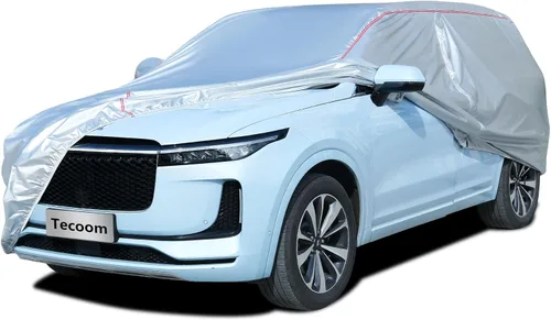 Vista 42 de Tecoom Funda impermeable para todo tipo de clima, resistente al viento, protector de granizo con forro polar y puerta con cremallera, protección