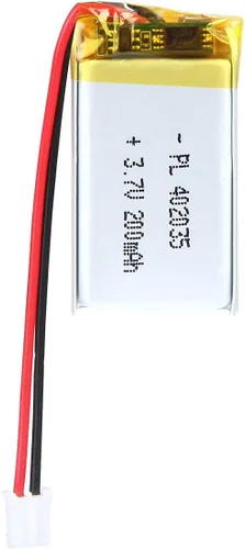 Vista 62 de Batería de 3.7V 120mAh 551521 Polímero de Litio Ion Recargable Li-ion Li-Po con Conector 2P PH 2.0mm Pitch