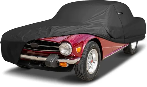 Vista 20 de iCarCover Funda de automóvil personalizada de alta calidad para Triumph TR3, TR4, TR5, TR250 1955-1968, resistente al agua, para todo tipo de clima