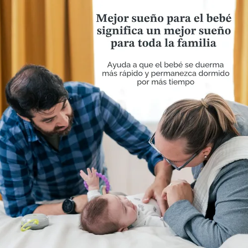 Vista 7 de Máquina de sonido Hushh de Marpac para bebés, máquina de sonido de ruido blanco portátil, electrónica, color gris