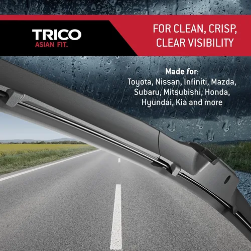 Vista 5 de TRICO Solutions Asian Fit - Paquete de 2 limpiaparabrisas de repuesto de 28 y 20 pulgadas para Toyota Sienna 2010-2022 (57-2820)