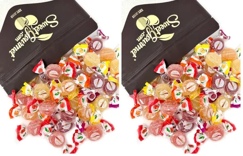 Vista 7 de SweetGourmet - Jaleas de bonelle de bayas del bosque, envueltas a granel, mora, grosella espinosa, arándano, frambuesa, 1 libra