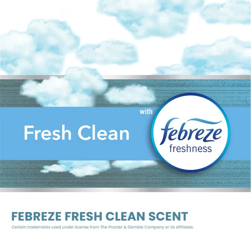 Vista 4 de Glad ForceFlex MaxStrength Bolsas de basura para cocina, 13 galones, Febreze Fresh Clean, 34 unidades (el paquete puede variar)