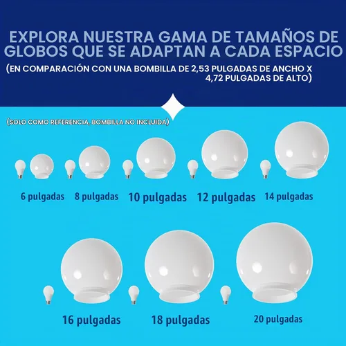 Vista 8 de KastLite Globo de poste de lámpara de acrílico transparente de 8 pulgadas, textura suave con cuello de ajuste de 3.91 pulgadas, fabricado