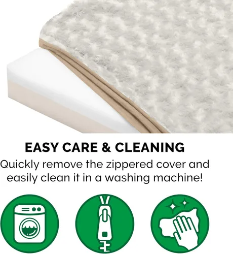 Vista 8 de Furhaven Pet Colchón ortopédico de espuma tradicional para perros y gatos, varios estilos, tamaños